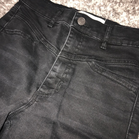 High waisted, shaping, black skinny jeans - Picture 3 of 4